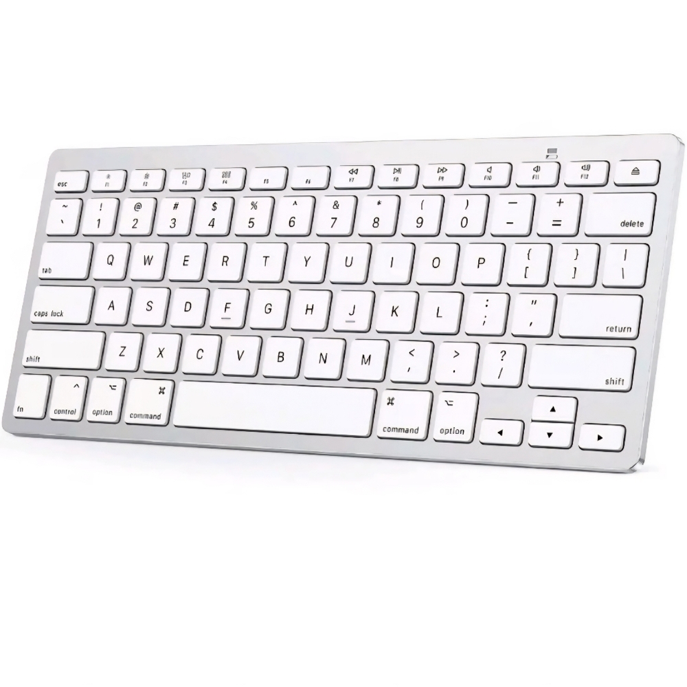 OMOTON KB066 Bluetooth Keyboard White iOS Android Wireless Tablet iPad New